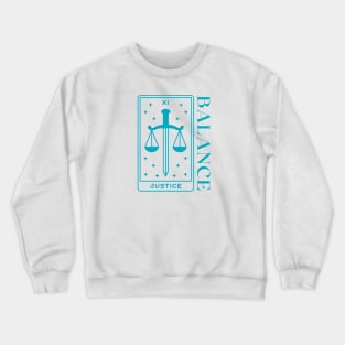 Libra Energy Justice & Balance Crewneck Sweatshirt